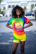 Load image into Gallery viewer, Cooyah Jamaica IRIE tie-dye Shirt.  Ringspun cotton, Jamaican clothing brand
