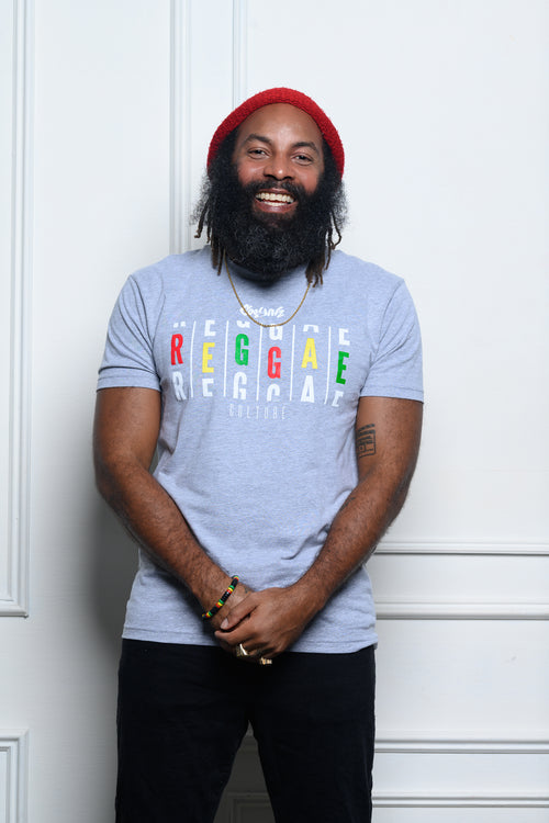 Cooyah Jamaica - Men's Reggae Culture shirt.  Screen printed in rasta colors on soft, 100% ringspun cotton.