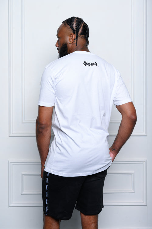 Cooyah Clothing. Men's short sleeve graphic tee with Dread and Lion screen print. Soft, 100% ringspun cotton. We are a rasta rootswear brand since 1987.