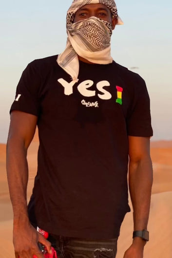 Cooyah Yes I men's graphic tee.  The offical reggae clothing brand since 1987.