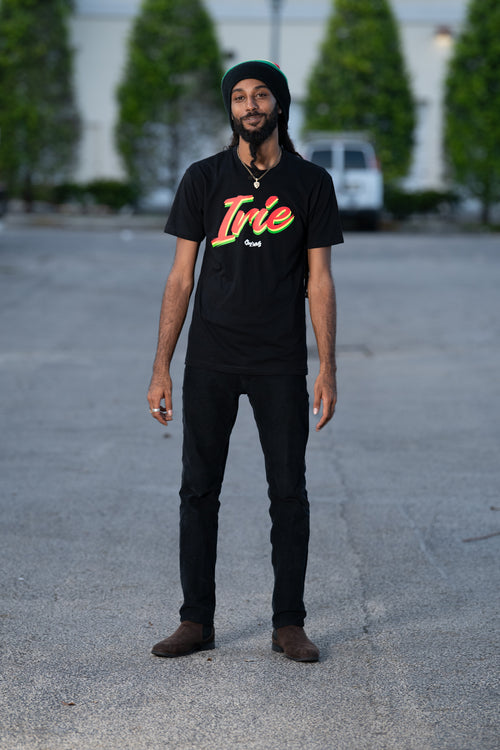 Cooyah Jamaica short sleeve men's Irie Rasta Tee Shirt, Ring Spun, Crew Neck, Jamaican Street Wear Reggae clothing