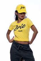  Cooyah Clothing. IRIE Jamaica embroidered cap in yellow. Reggae hats and accessories