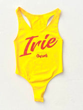 Load image into Gallery viewer, Cooyah Clothing. Women&#39;s Irie Bodysuit in yellow. Jamaican Beachwear
