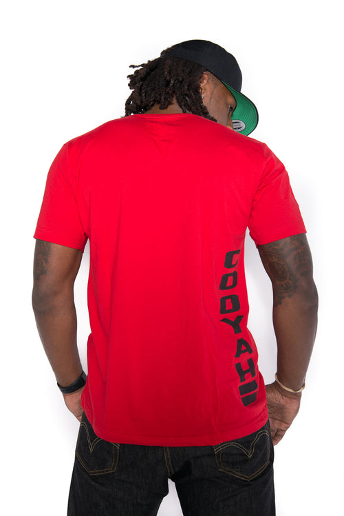 Cooyah Clothing - men's red graphic tee