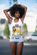 Load image into Gallery viewer, One Love Rasta Lion racerback tank top by Cooyah
