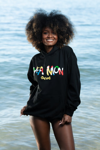 Cooyah Jamaica.  Women's Yea Mon Hoodie.  Reggae style.  Jamaican clothing brand.  IRIE