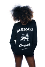 Load image into Gallery viewer, Women&#39;s Long Sleeve Shirt Blessed Lion of Judah Graphic
