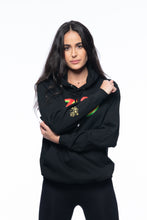 Load image into Gallery viewer, Women’s Hoodie with Irie Rasta Print
