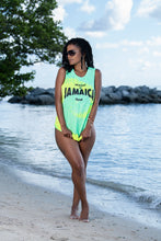 Load image into Gallery viewer, Women’s Tie-Dye Tank Top with Made in Jamaica Graphic
