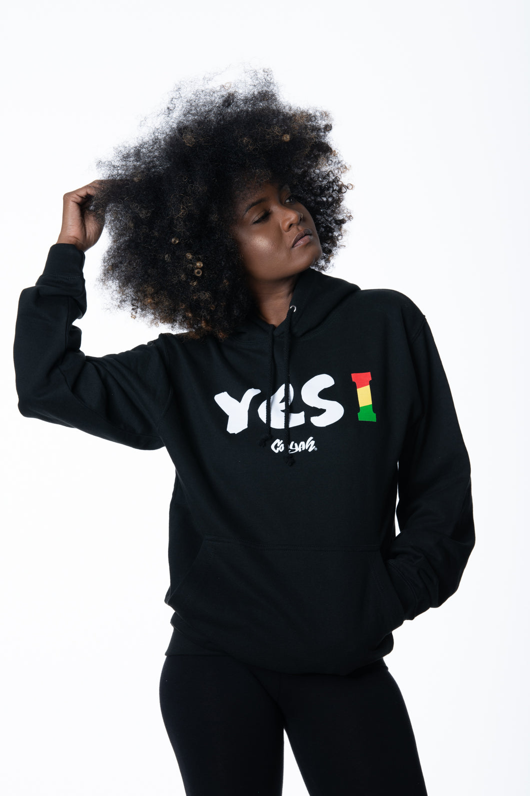 Women’s Hoodie with Yes I Graphic