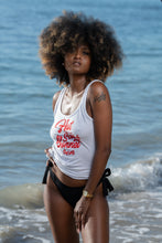 Load image into Gallery viewer, Cooyah Clothing. Hot Like Scotch Bonnet women&#39;s tank top. Jamaican beachwear clothing.
