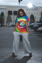 Load image into Gallery viewer, Cooyah Blessed Rasta Lion Tie-Dye Tee.  
