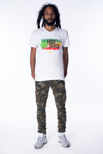 Load image into Gallery viewer, Cooyah Jamaica short sleeve men&#39;s Rasta Cannabis Tee Shirt, Ring Spun, Crew Neck, Jamaican Street Wear Reggae clothing, IRIE
