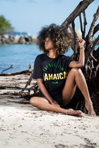 Cooyah Clothing.  Women's graphic tees.  Real Ting Jamaica.  Screen printed on soft 100% ringspun cotton.  We are a Jamaican owned clothing brand established in 1987.  Reggae 