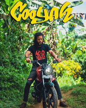 Load image into Gallery viewer, Cooyah Jamaica. Men&#39;s black graphic tee with 400 Years graphic. Soft, ringspun cotton, crew neck. Jamaican clothing brand.
