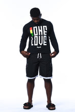 Load image into Gallery viewer, Cooyah Clothing  long sleeve Mens&#39; One Love Jamaica Tee Shirt, Ring Spun, Crew Neck, Street Wear Reggae Style
